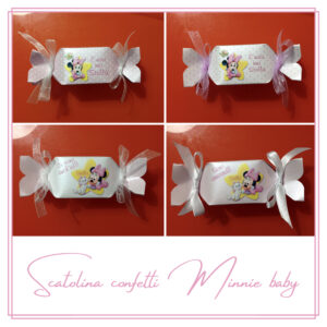 Mini puzzle personalizzabile regalino fine festa compleanno bimbi bimba  minnie cartoni animati